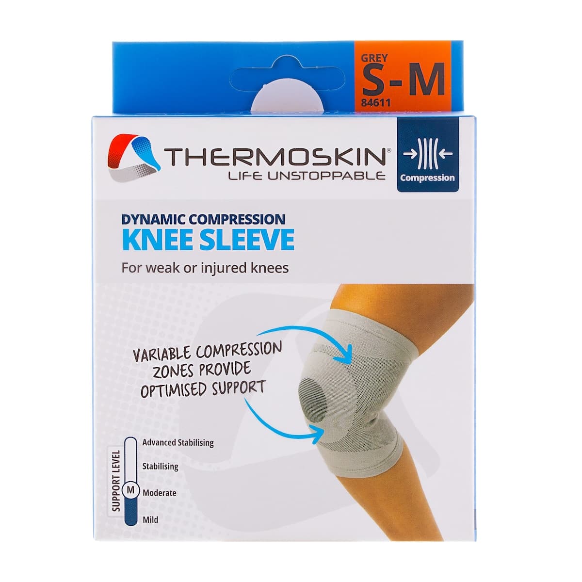 Thermoskin Dynamic Compression Knee Sleeve S/M