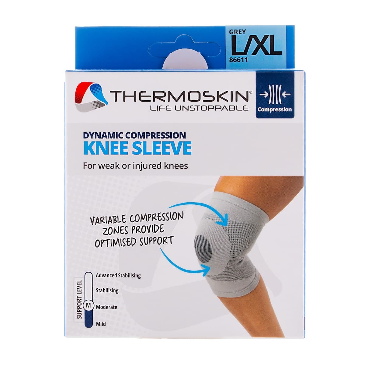 Thermoskin Dynamic Compression Knee Sleeve L/XL