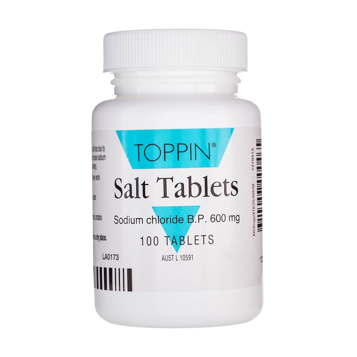 Toppin Salt Tablets 600mg 100 Tablets
