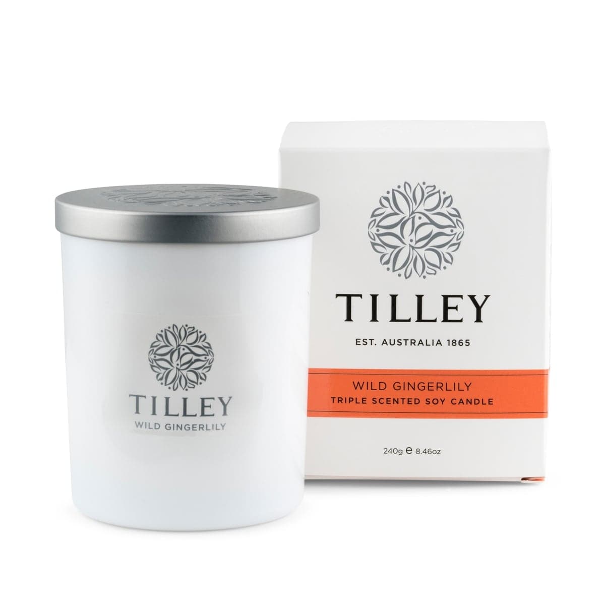 Tilley Scented Soy Candle Wild Gingerlily 240g