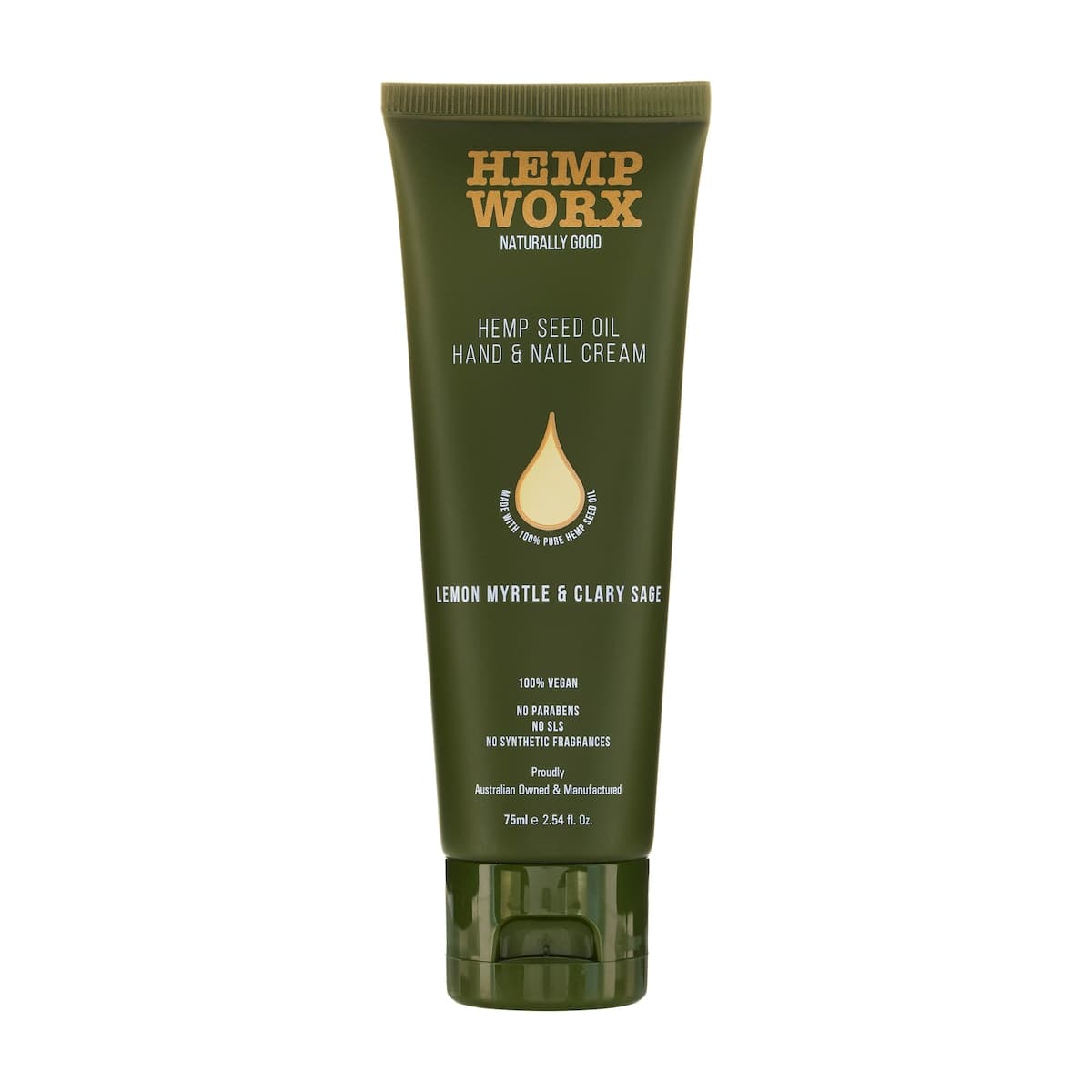 Hemp Worx Lemon Myrtle Hand Cream 75ml