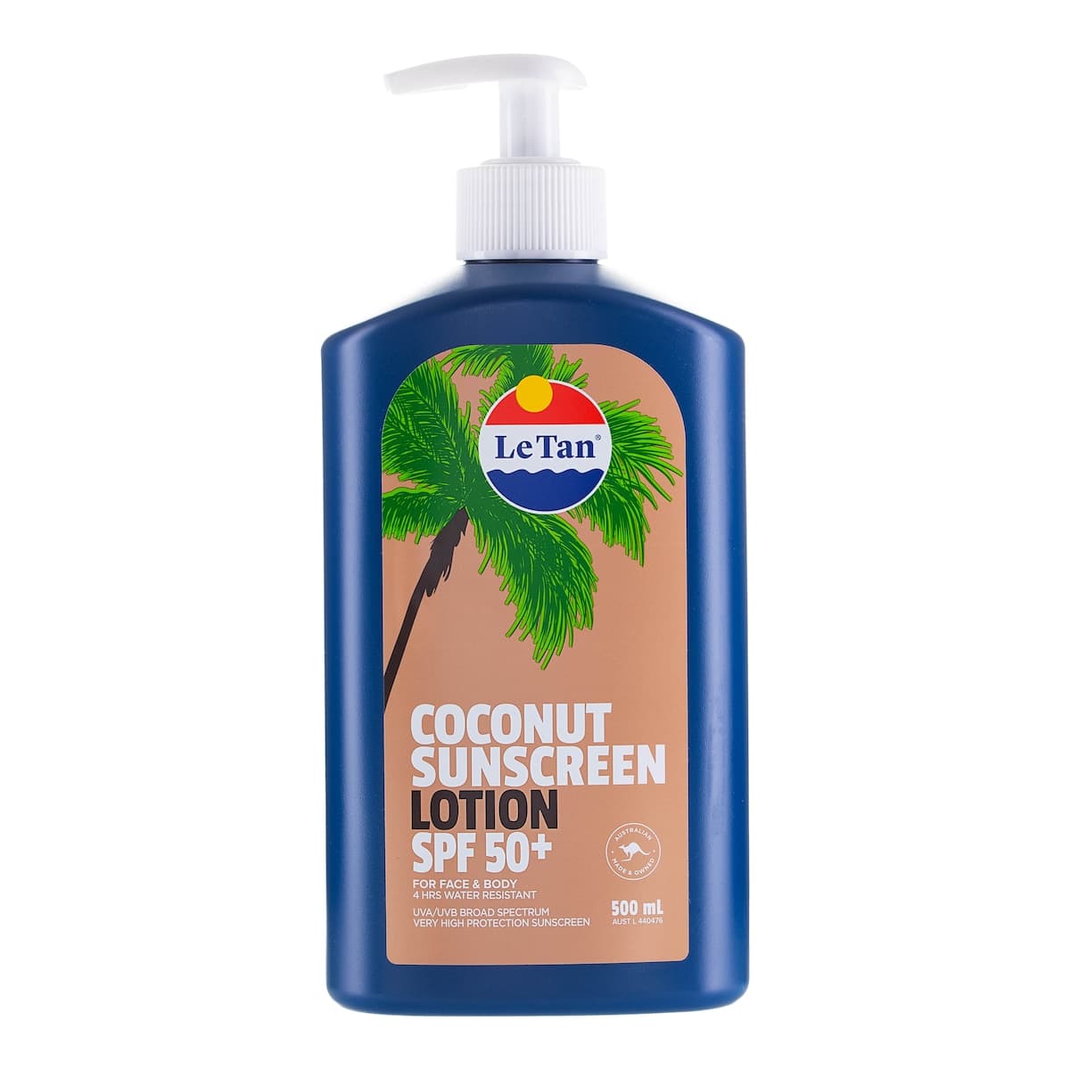 Le Tan SPF50+ Coconut Sunscreen Lotion 500ml