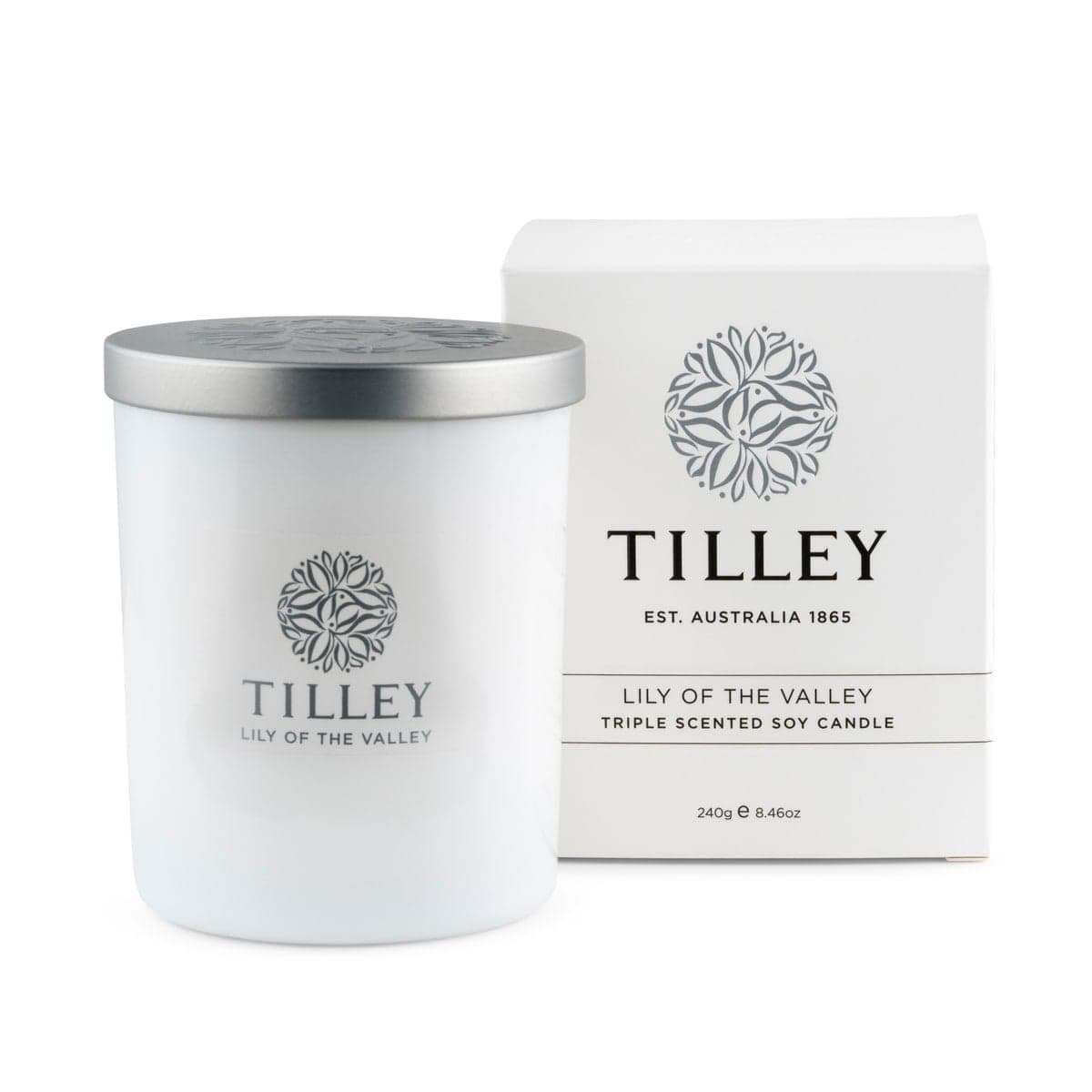 Tilley Scented Soy Candle Lily of the Valley 240g