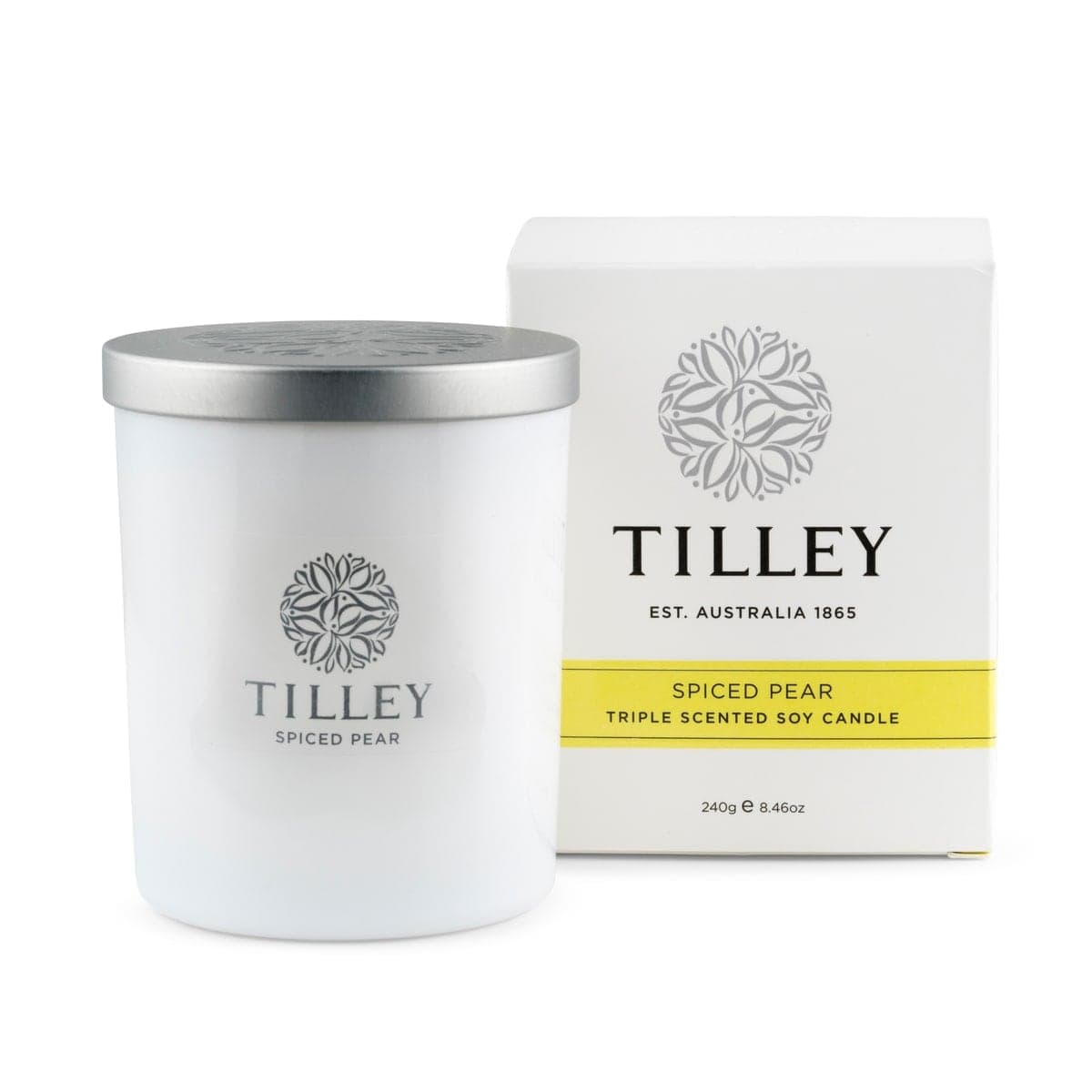 Tilley Scented Soy Candle Spiced Pear 240g