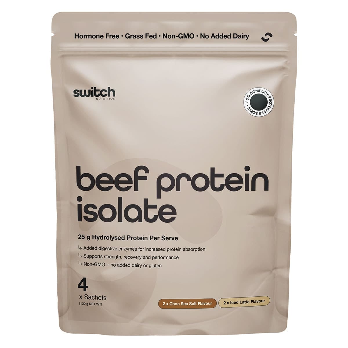 Switch Nutrition Beef Protein Isolate Sample Pouch 30g