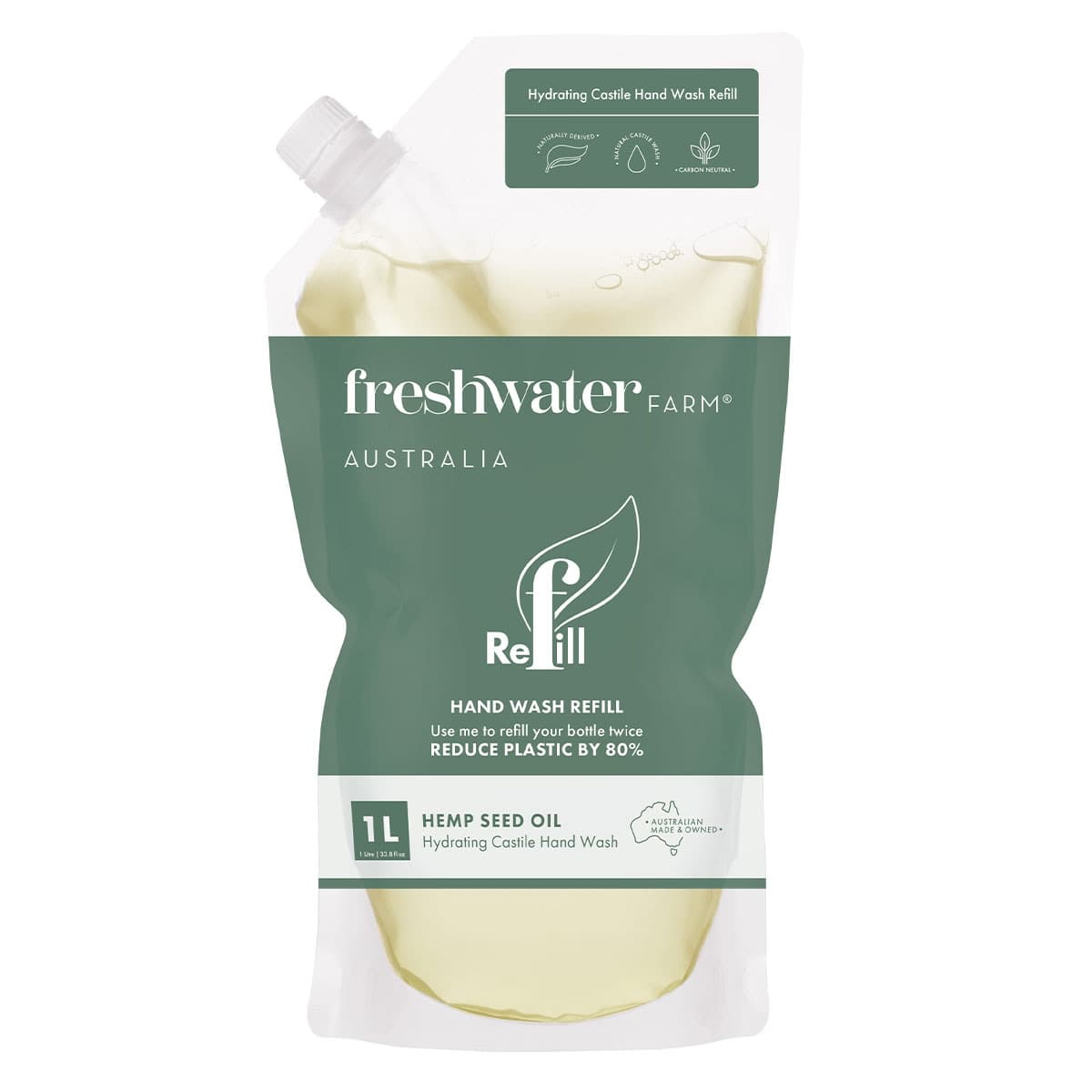 Freshwater Farm Hemp Seed Oil Hand Wash Refill 1L