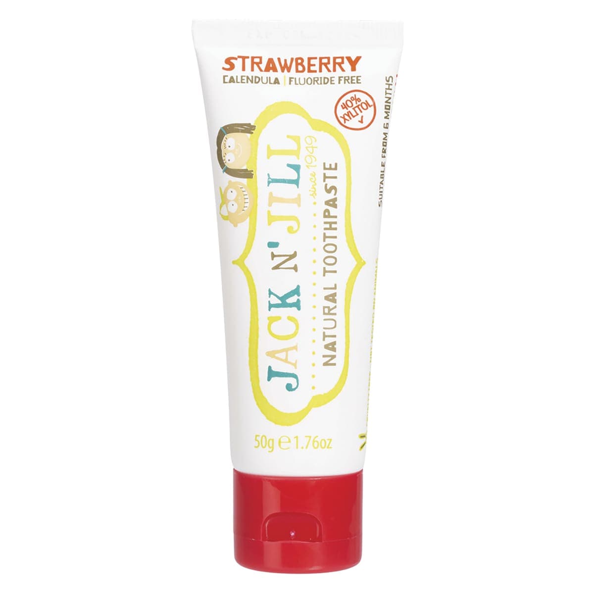 Jack n Jill Childrens Toothpaste Strawberry 50g