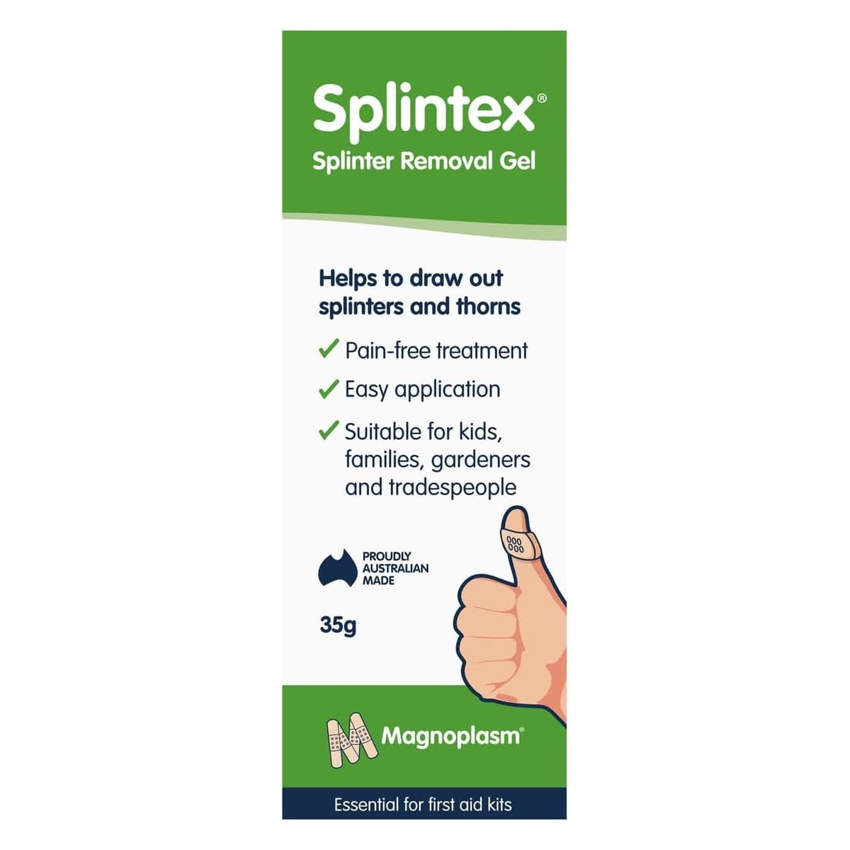 Magnoplasm Splintex Splinter Removal Gel 35g