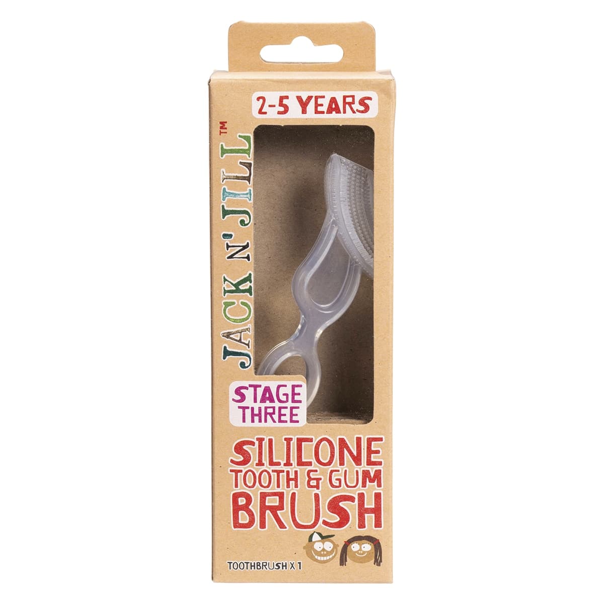 Jack n Jill Stage 3 Silicone Tooth & Gum Brush 1 Pack