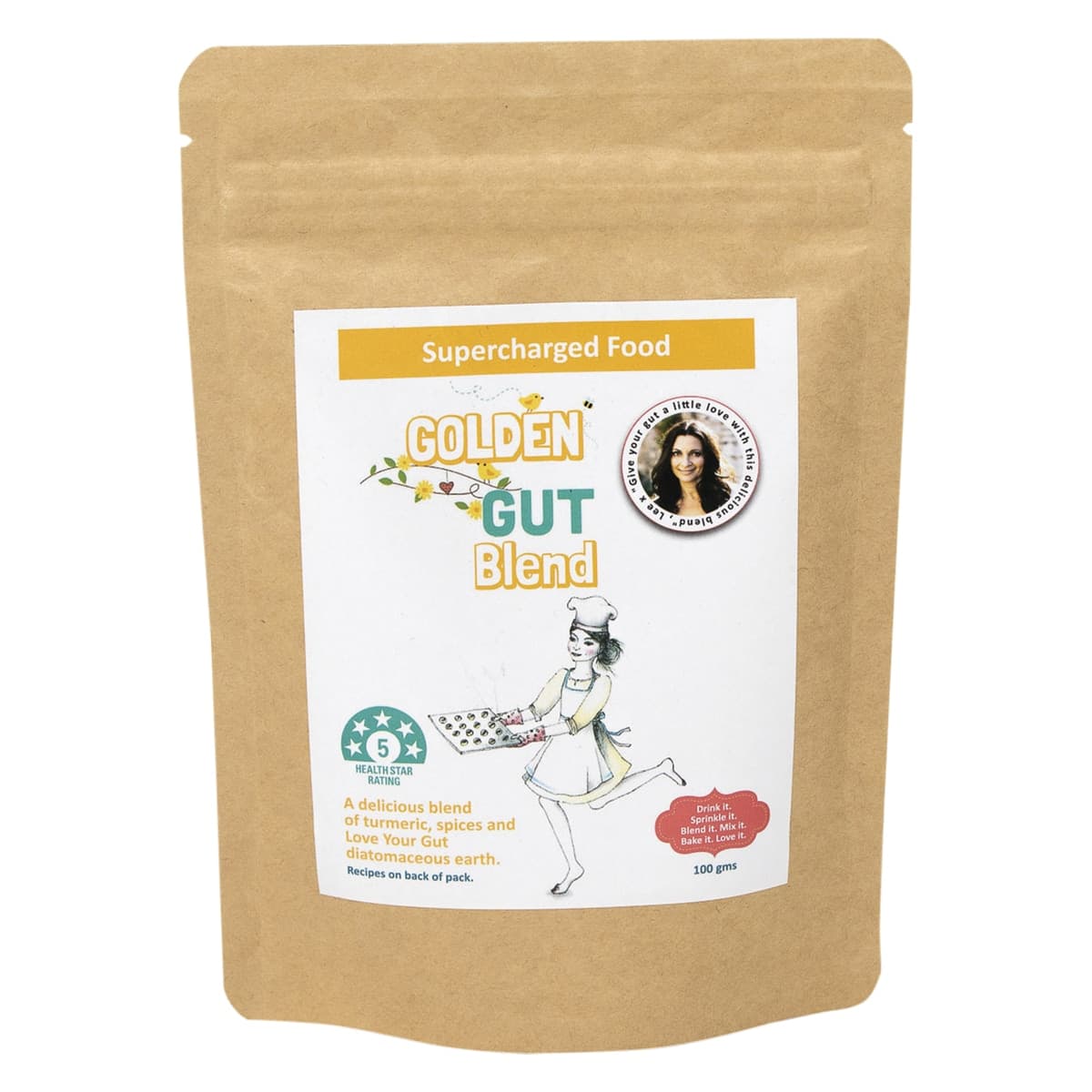 Supercharged Food Golden Gut Powder 100g