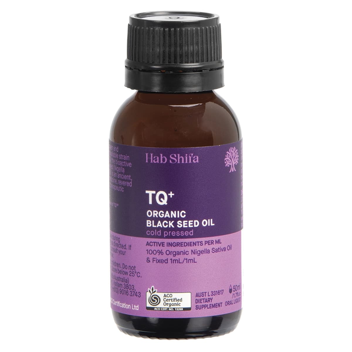 Hab Shifa TQ+ Organic Black Seed Oil 50ml