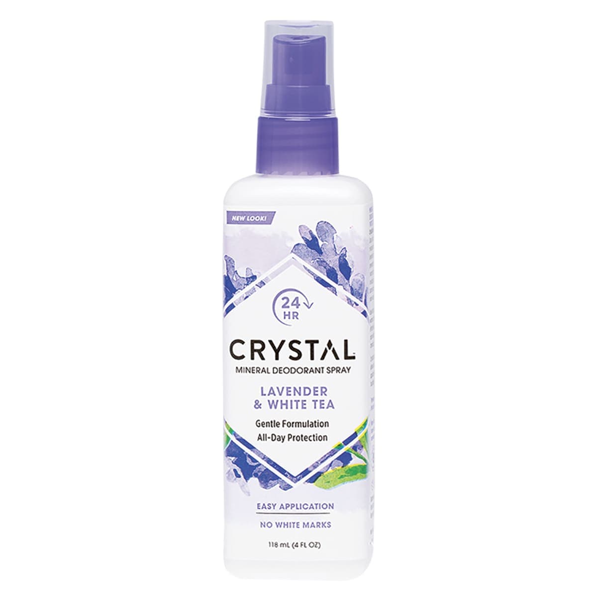 Crystal Mineral Deodorant Spray Lavender & White Tea 118ml