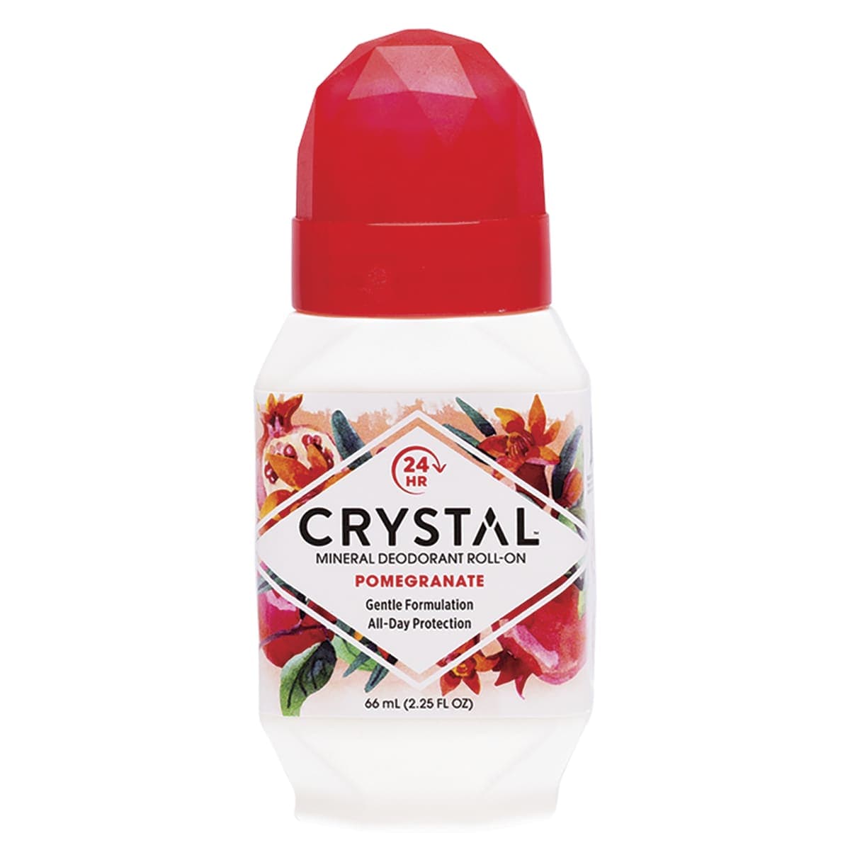 Crystal Mineral Deodorant Roll-On Pomegranate 66ml