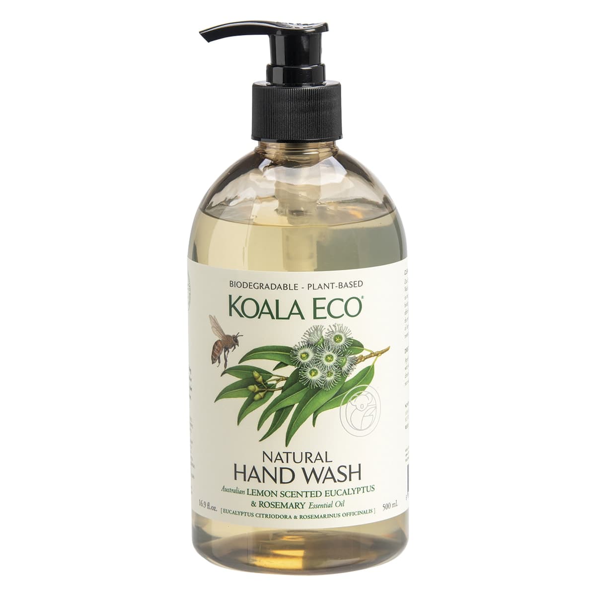 Koala Eco Hand Wash Lemon Scented Eucalyptus & Rosemary 500ml