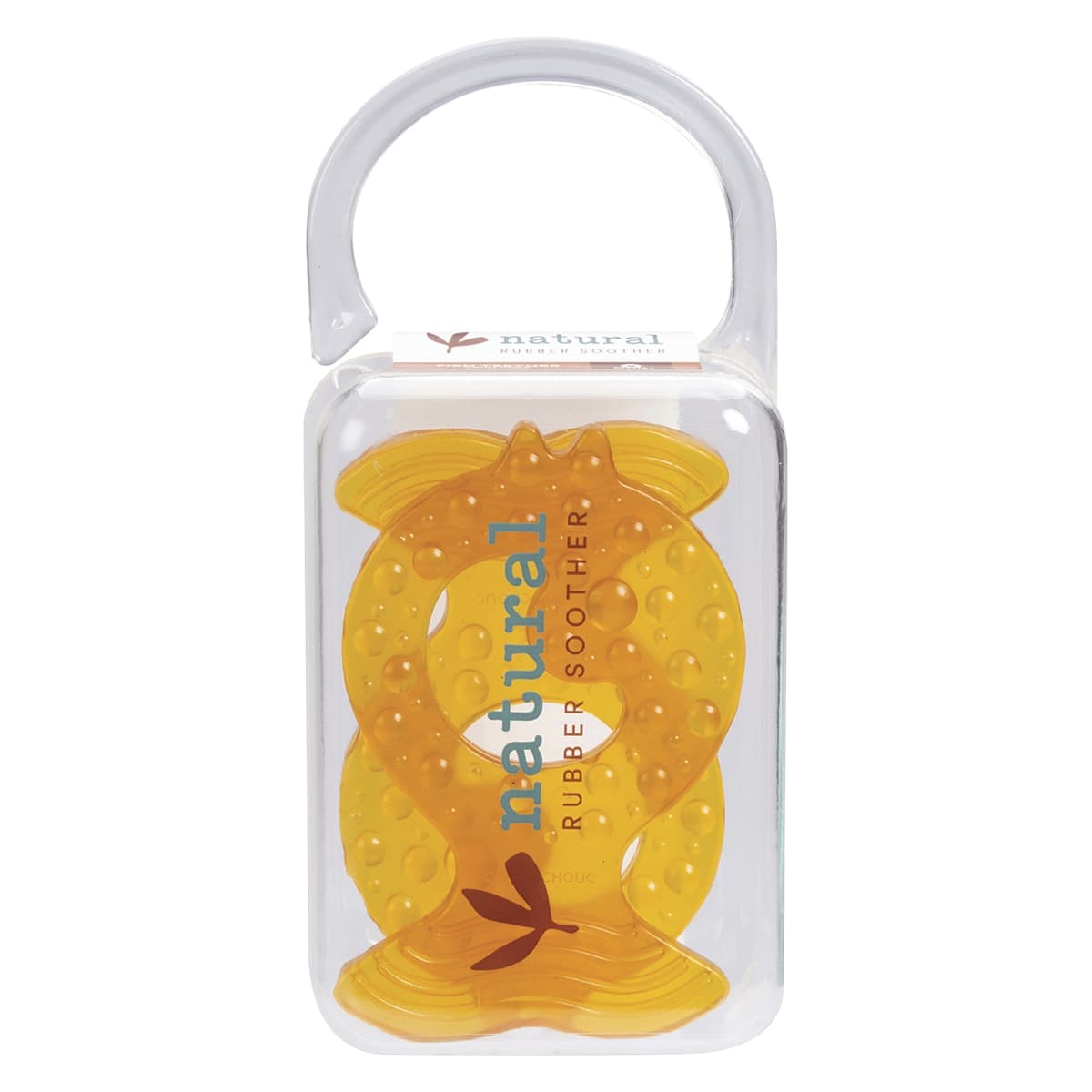 Natural Rubber Soothers Fish Teether for Baby 2 Pack