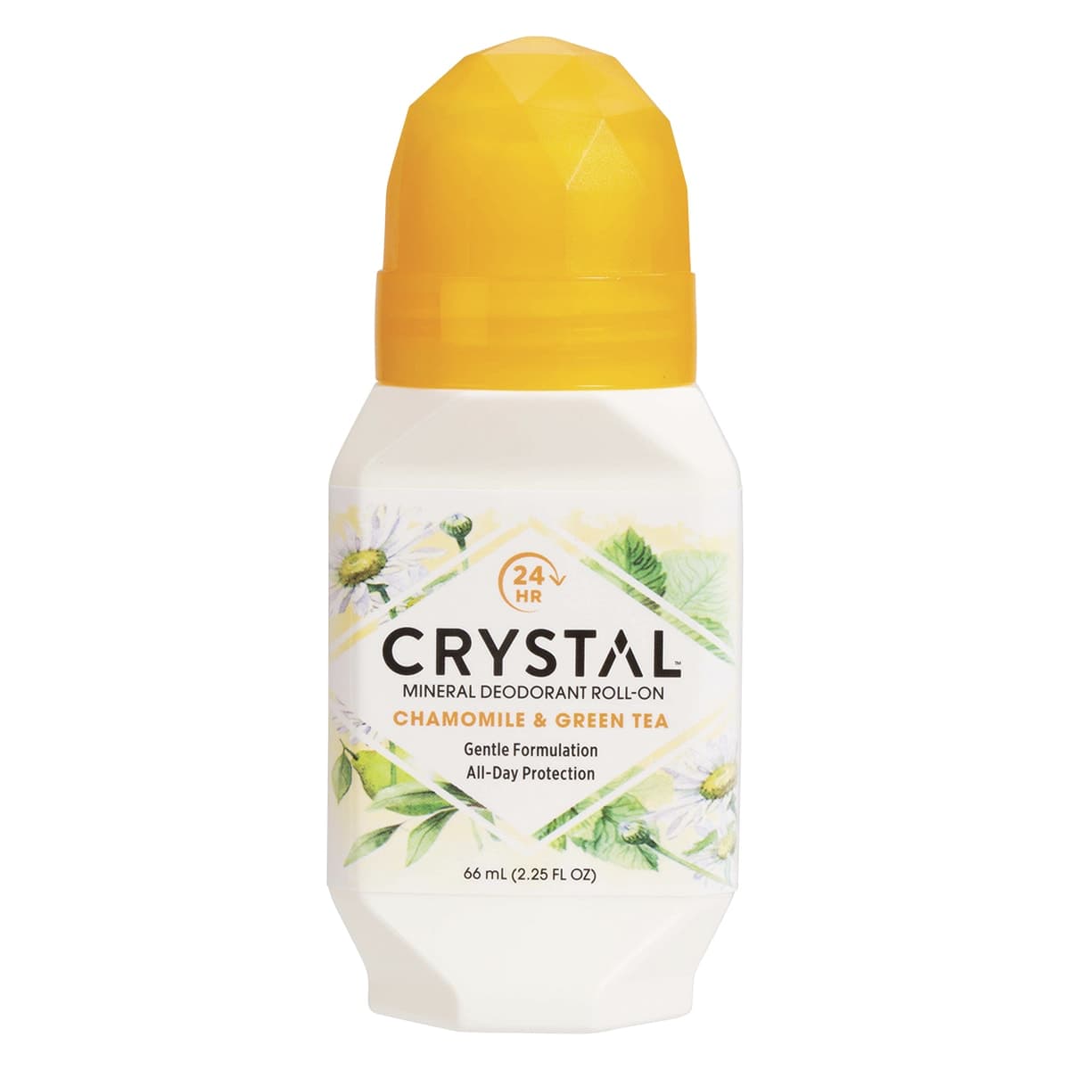 Crystal Mineral Deodorant Roll-on Chamomile & Green Tea 66ml
