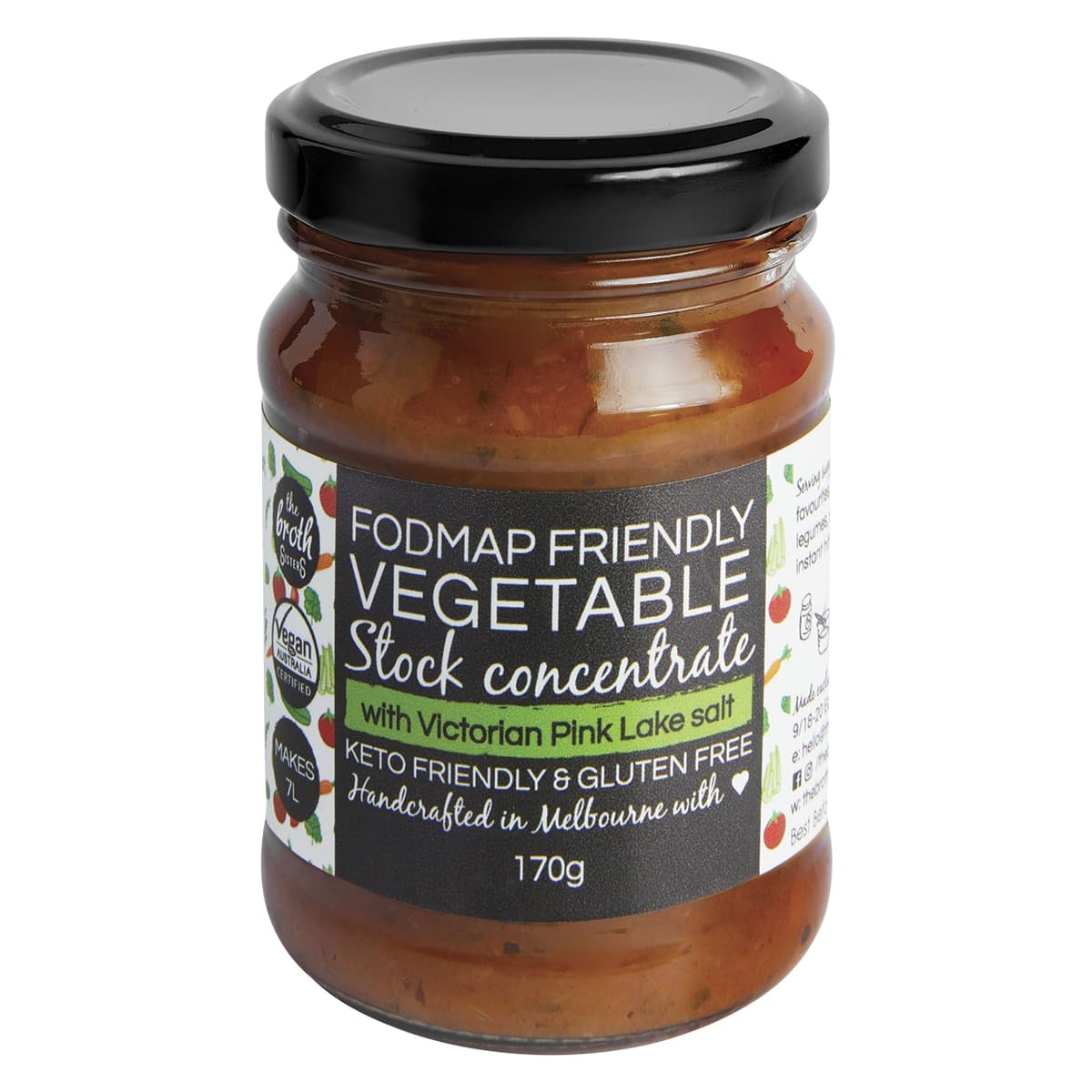The Broth Sisters Stock Concentrate Vegetable 170g