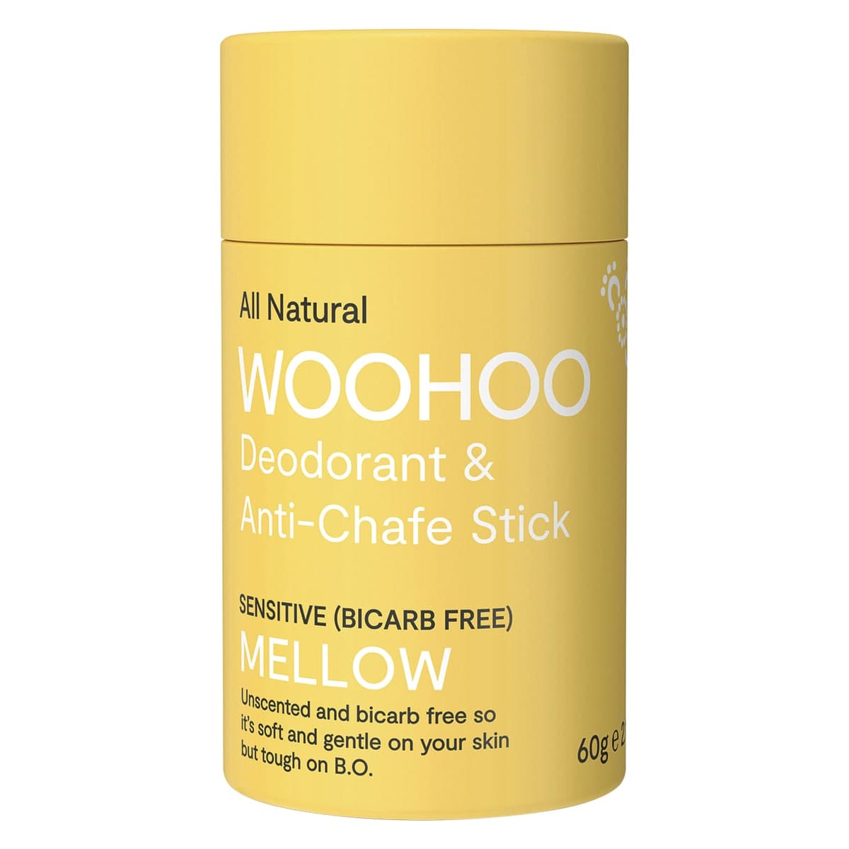 Woohoo Body Deodorant & Anti-Chafe Stick Mellow Sensitive 60g