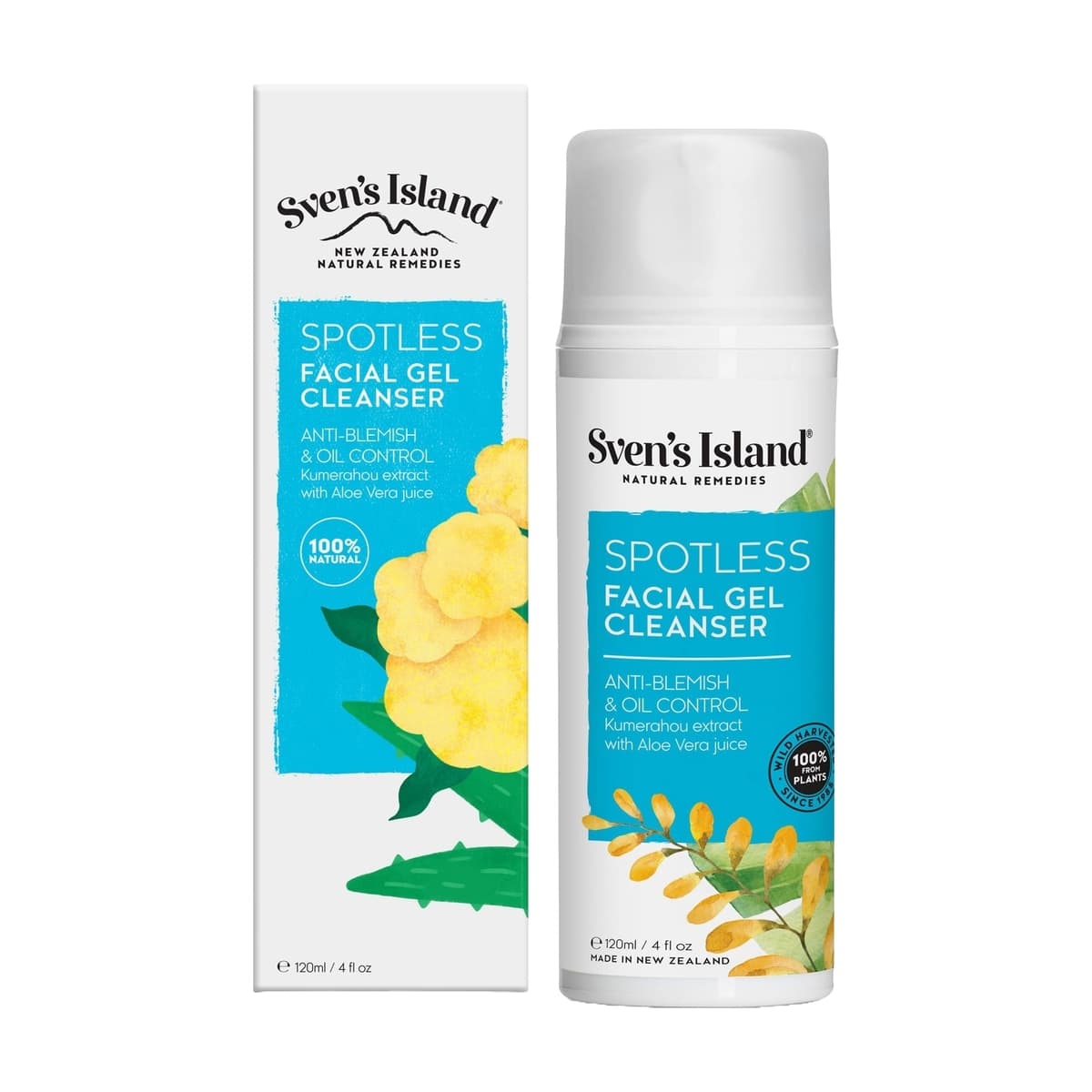 Svens Island Spotless Gentle Gel Cleanser 120ml