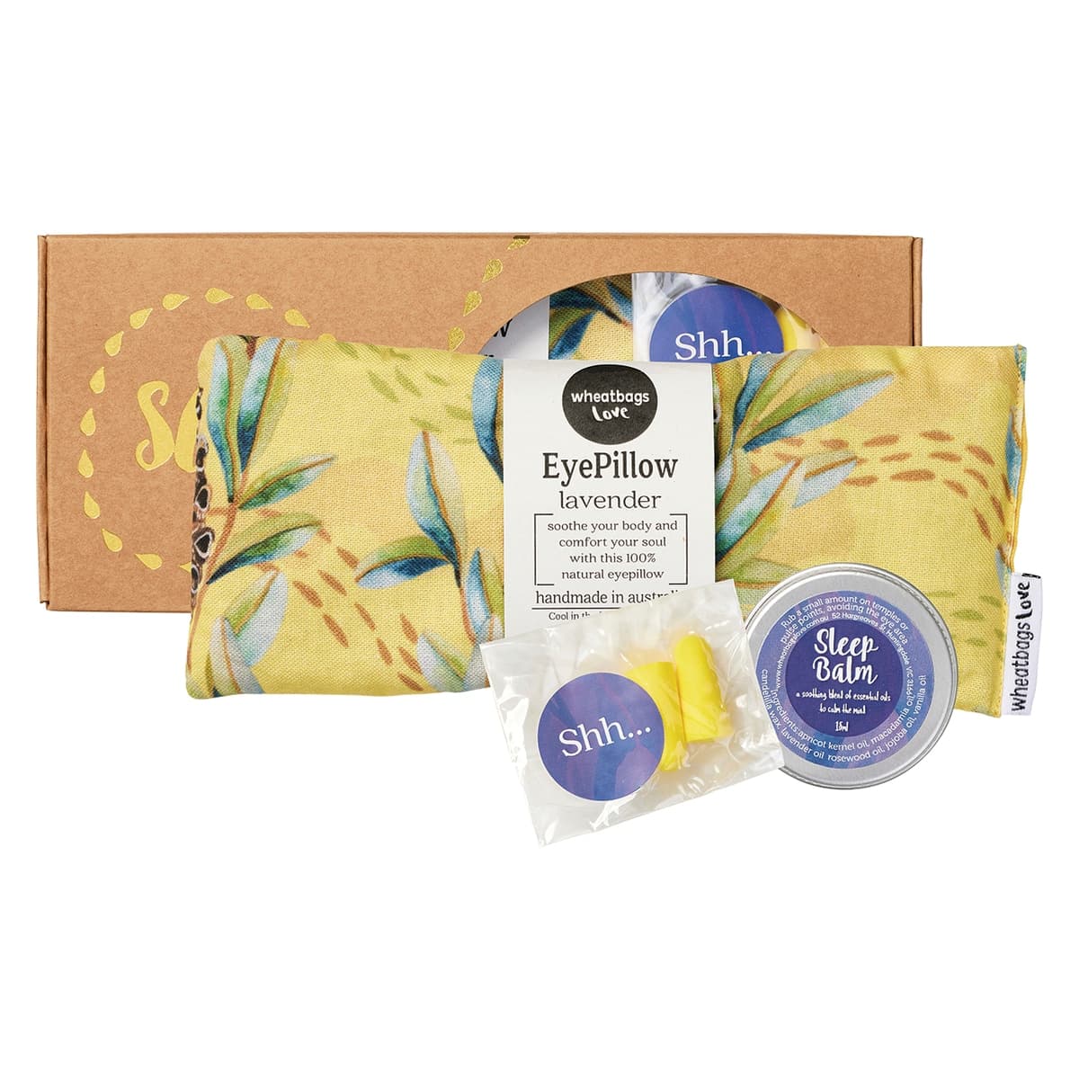 Wheatbags Love Sleep Gift Pack Banksia Pod