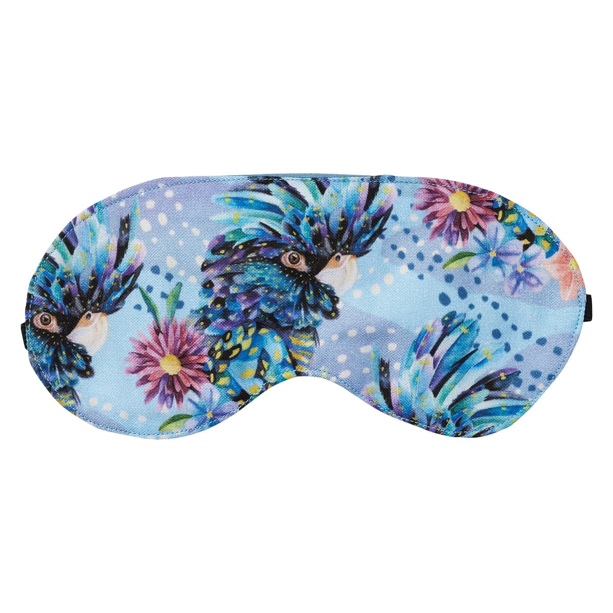 Wheatbags Love Eyemask Blue Cockatoo