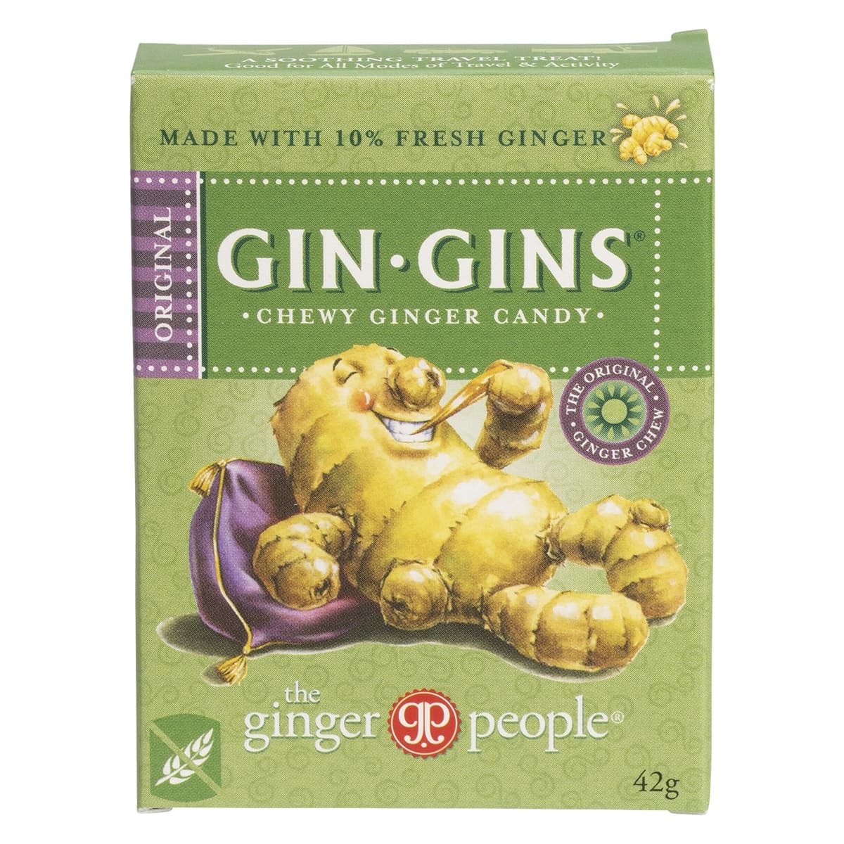 The Ginger People Gin Gins Original Ginger Chews 42g
