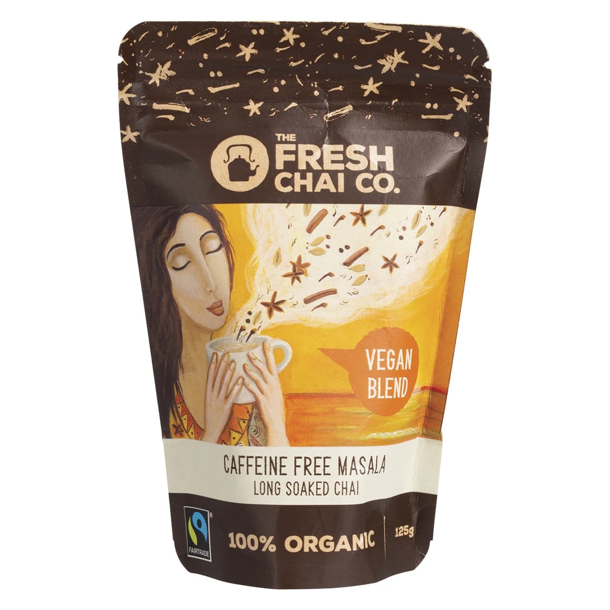 The Fresh Chai Co Caffeine Free Masala Fresh Sticky Chai 125g