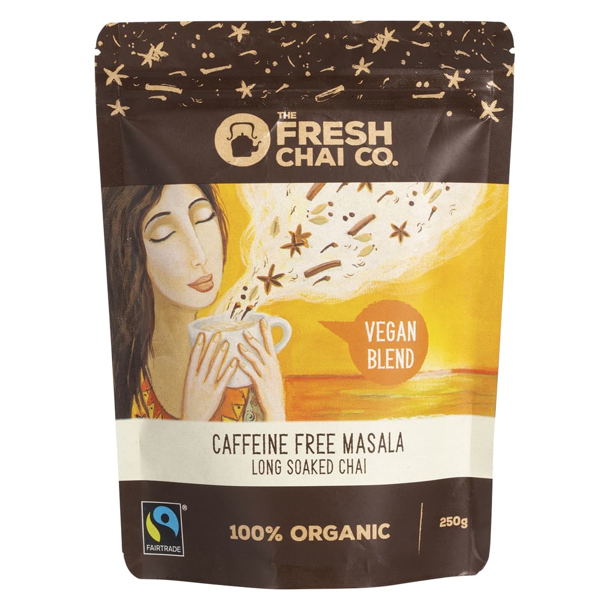 The Fresh Chai Co Caffeine Free Masala Fresh Sticky Chai 250g
