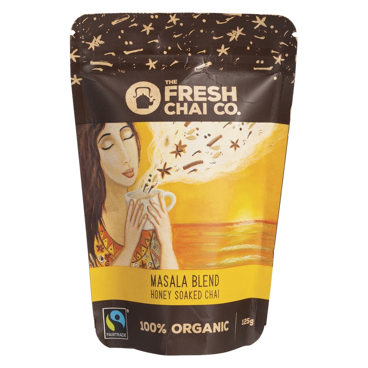 The Fresh Chai Co Masala Blend Fresh Sticky Chai 125g