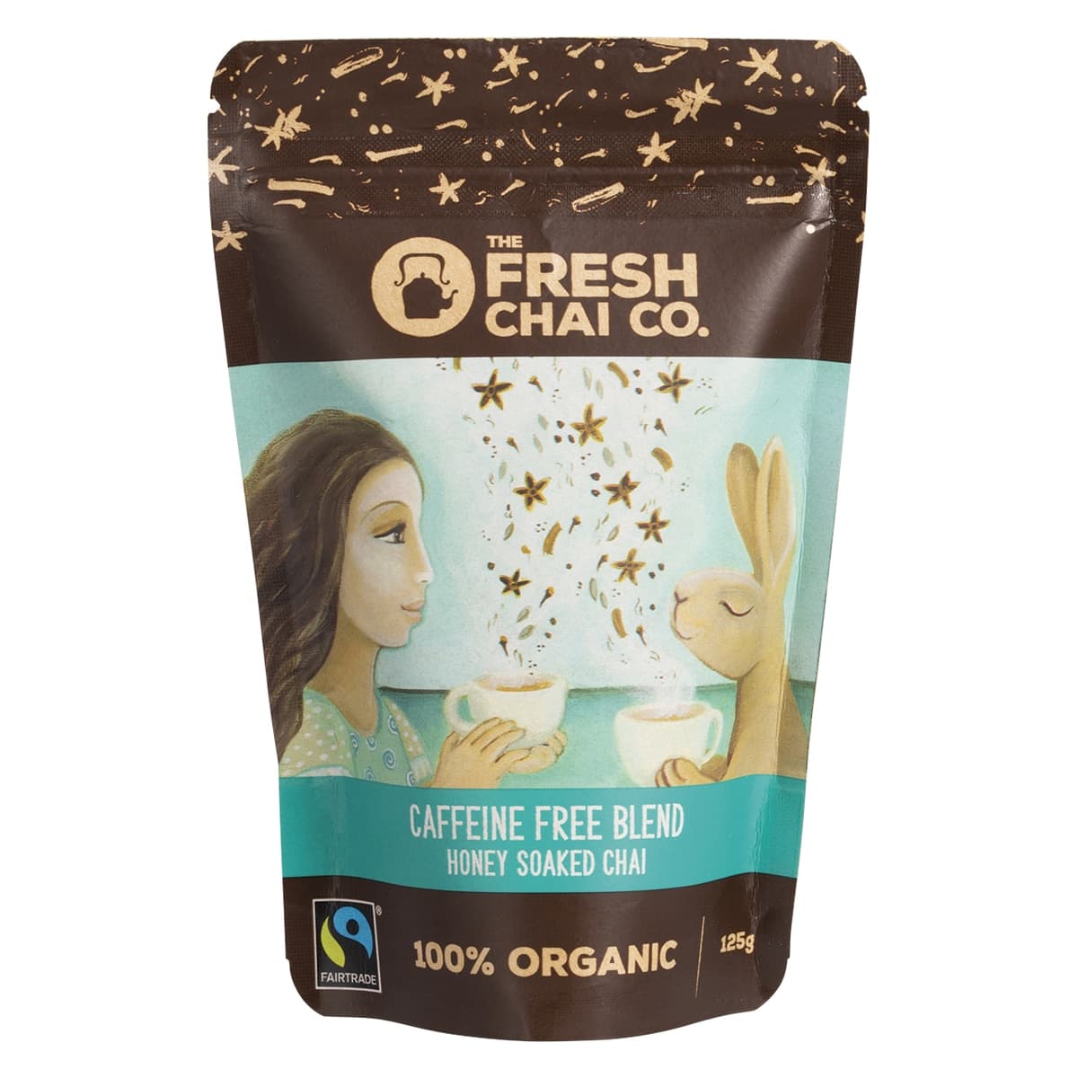 The Fresh Chai Co Caffeine Free Blend Fresh Sticky Chai 125g