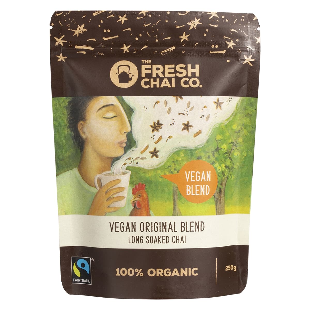 The Fresh Chai Co Vegan Original Blend Fresh Sticky Chai 250g