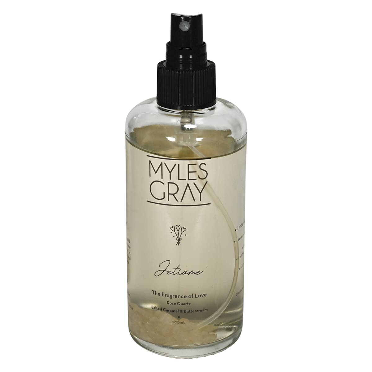 Myles Gray Crystal Infused Room Spray Salted Caramel & Buttercream 200ml