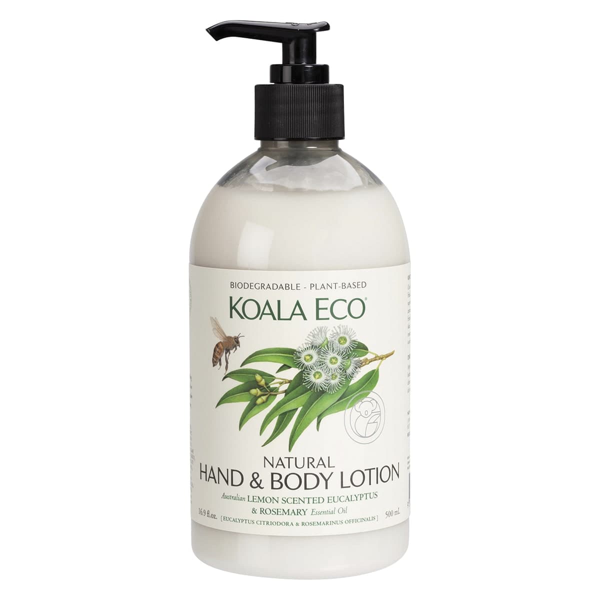 Koala Eco Hand & Body Lotion Lemon Eucalyptus & Rosemary 500ml