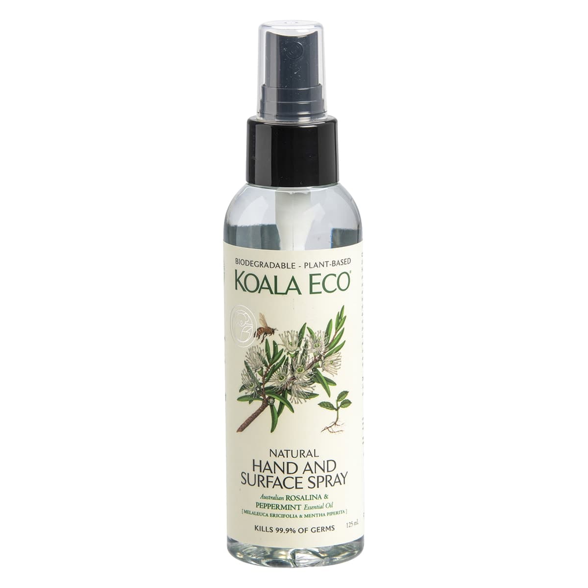 Koala Eco Natural Hand & Surface Spray Rosalina & Peppermint 125ml