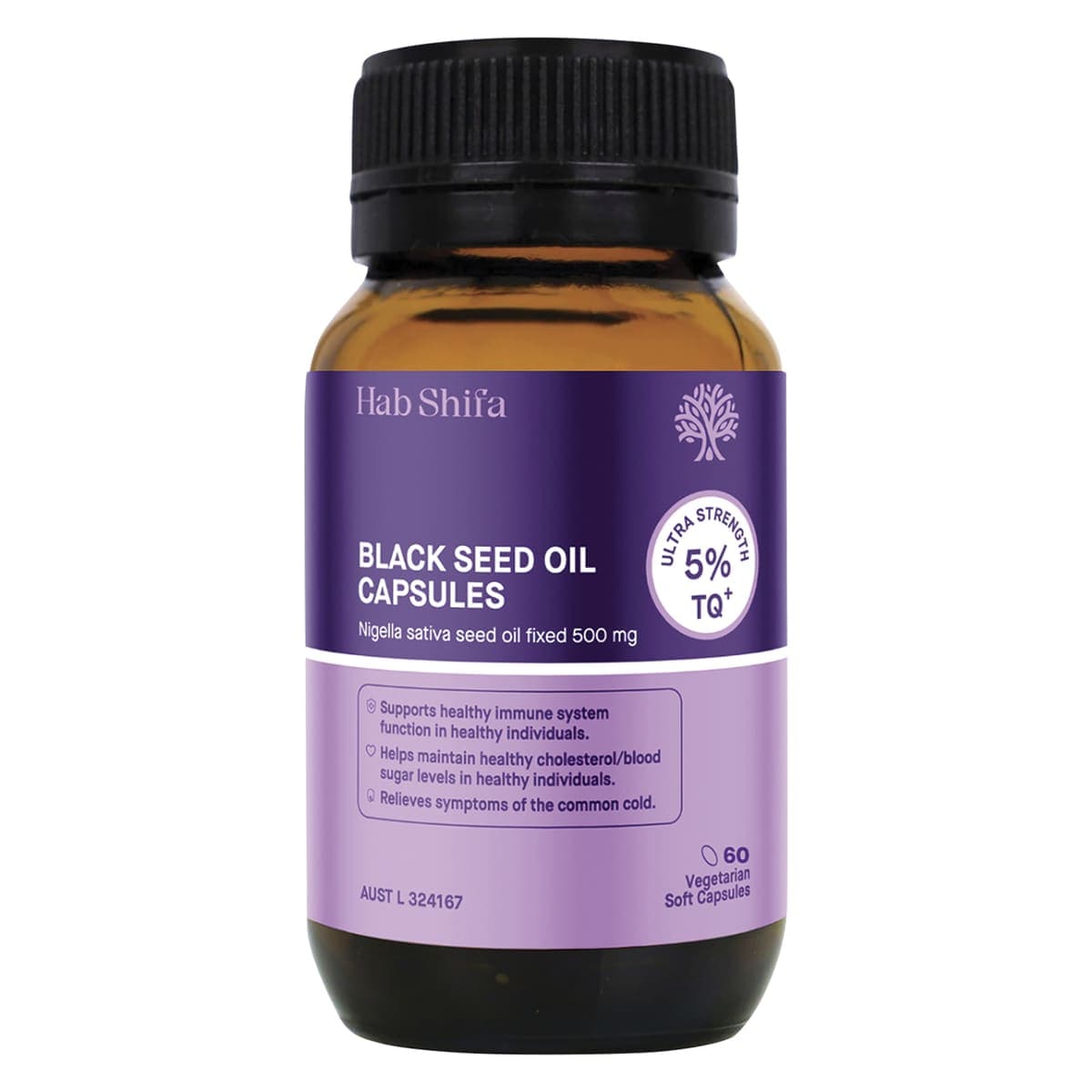 Hab Shifa TQ+ Ultra Strength Black Seed Oil 60 capsules