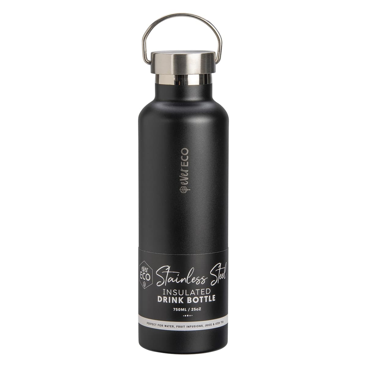 Ever Eco Insulated Stainless Steel Bottle Onyx 750ml