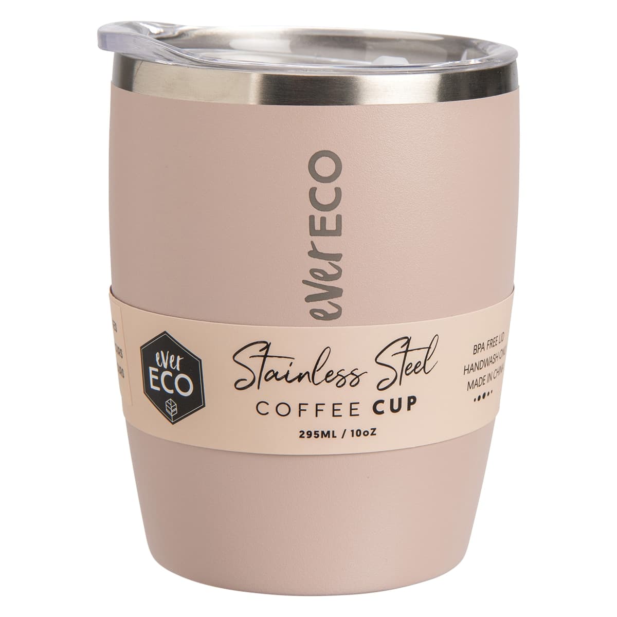 Ever Eco Insulated Coffee Cup Rose 295ml