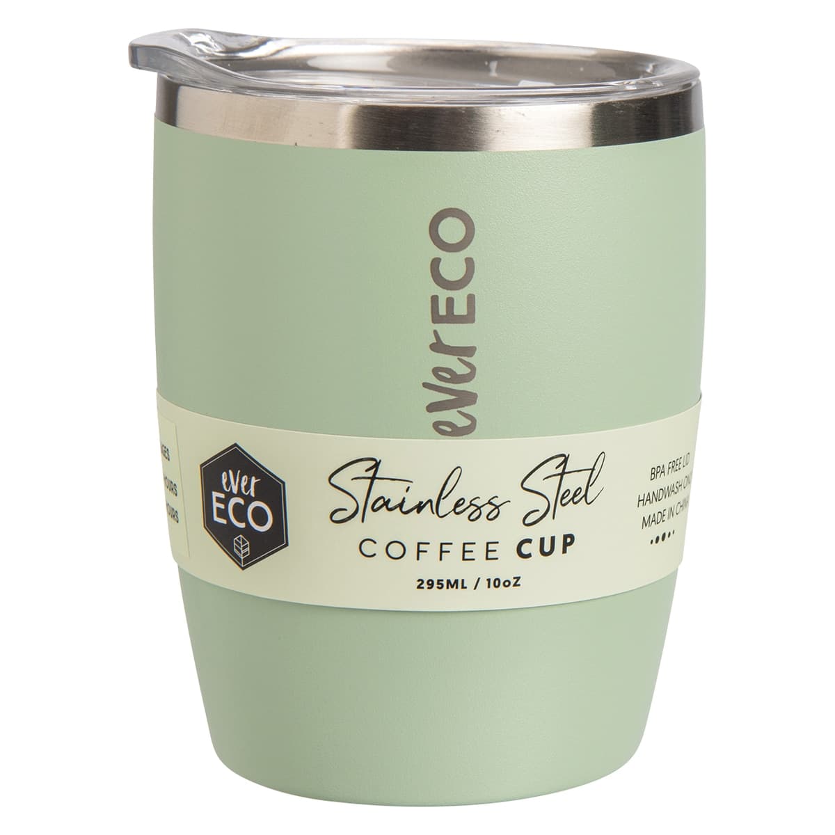 Ever Eco Insulated Coffee Cup Sage 295ml