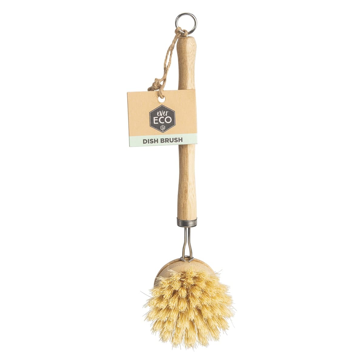 Ever Eco Dish Brush Bamboo Handle