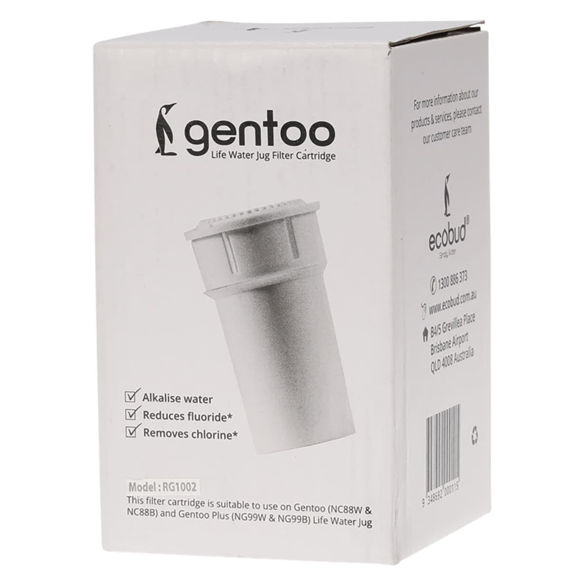 Ecobud Gentoo Jug Filter Replacement Cartridge