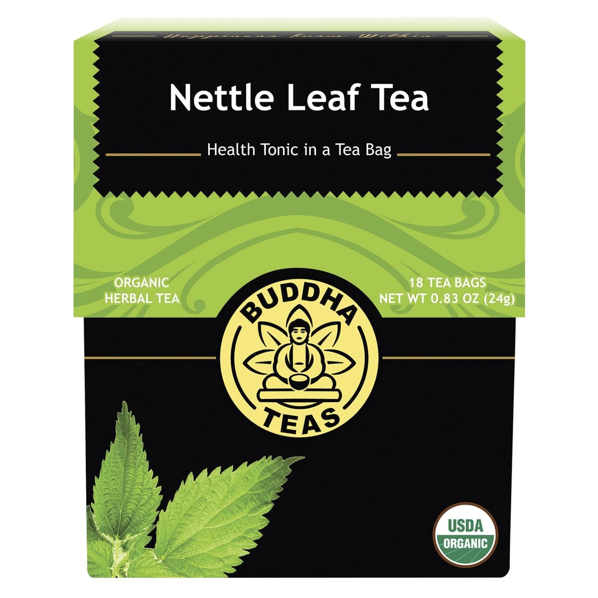 Buddha Teas Organic Nettle Leaf Tea Bags 18 Pack