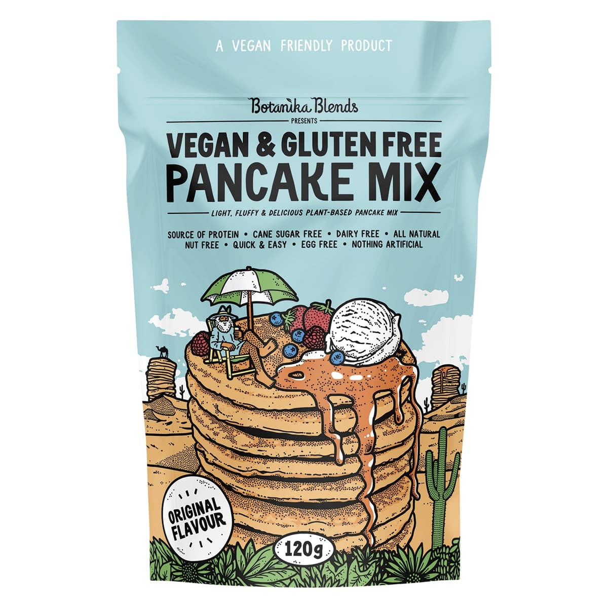 Botanika Blends Vegan & Gluten Free Pancake Mix Original 120g