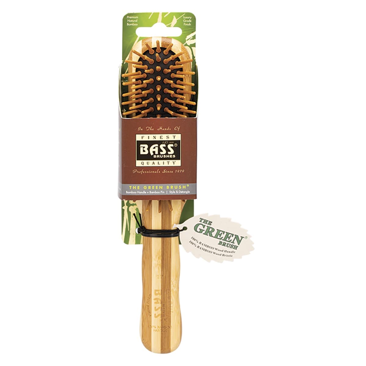 Bass Brushes Bamboo Hair Brush Professional Style