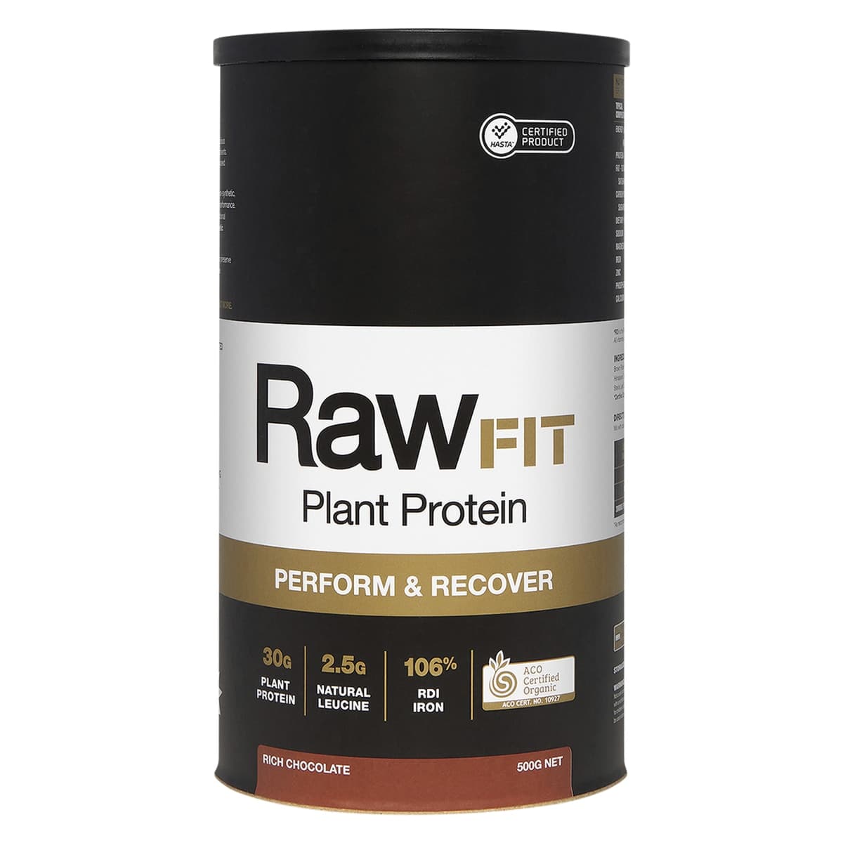 Amazonia RawFit Plant Protein Perform & Recover Rich Chocolate 500g