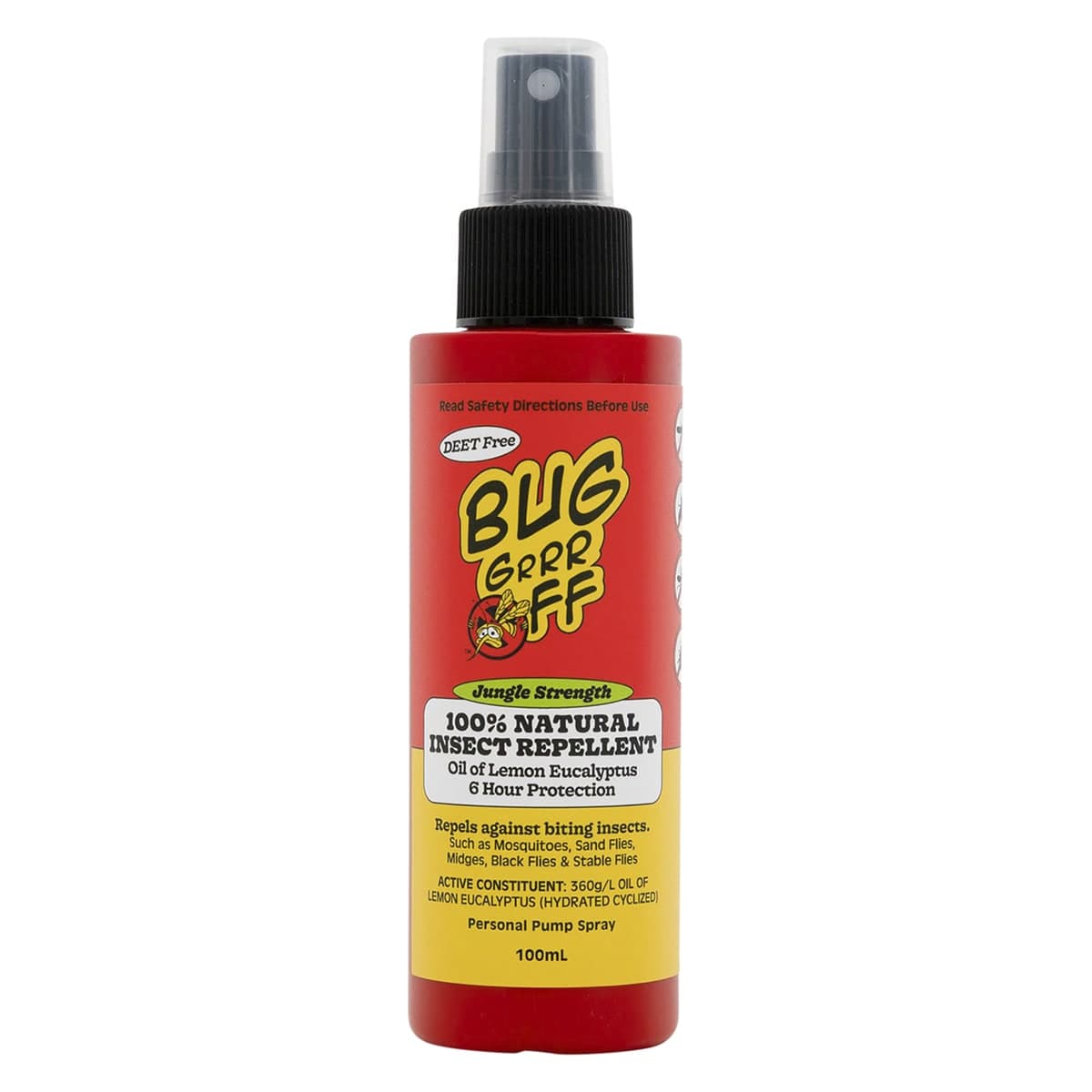 Bug-GRRR off Natural Insect Repellent Jungle Strength 100ml