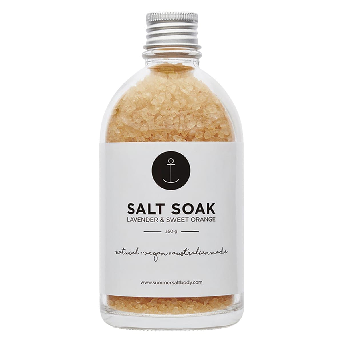 SUMMER SALT BODY Salt Soak Lavender & Sweet Orange 350g