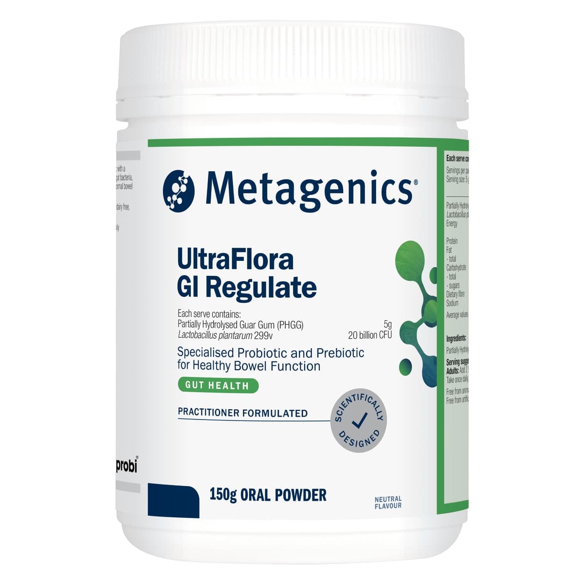 Metagenics UltraFlora GI Regulate Powder 150g