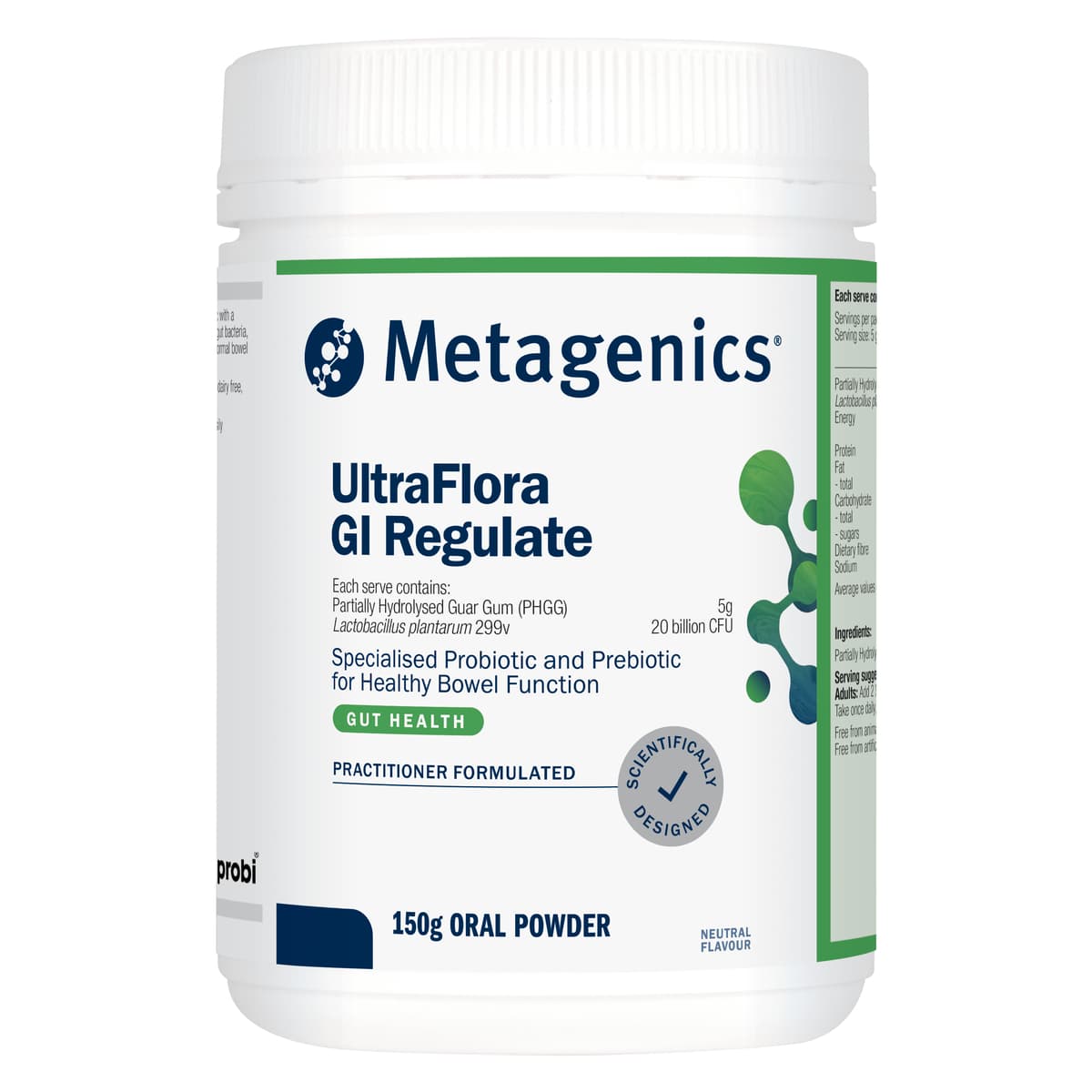 Metagenics UltraFlora GI Regulate Powder 150g