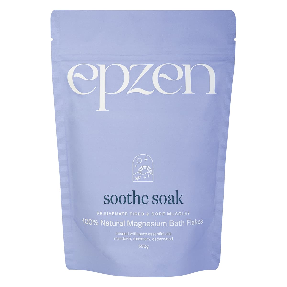 Epzen Soothe Soak Magnesium Bath Flakes 500g