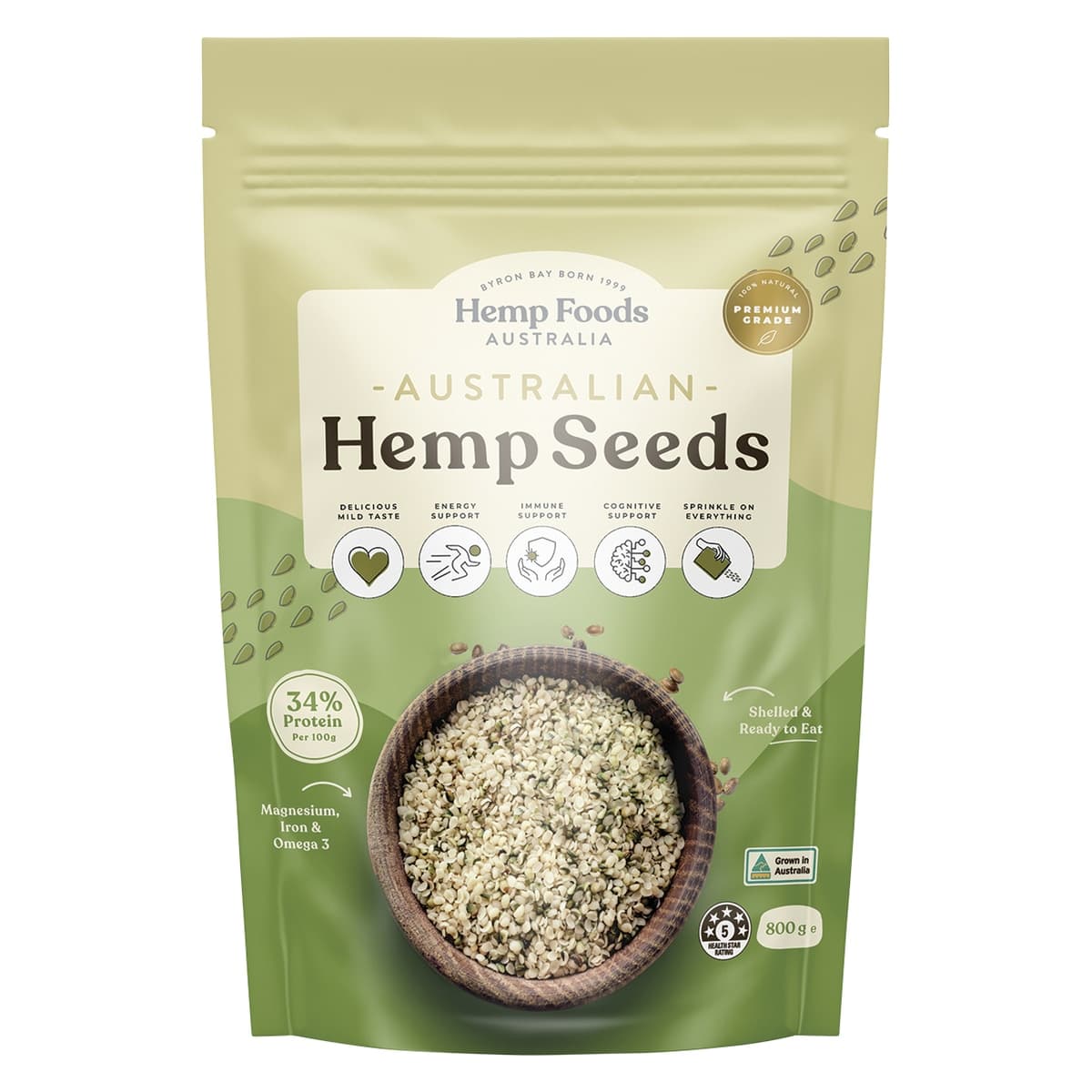 Hemp Foods Australia Australian Hemp Seeds 800g